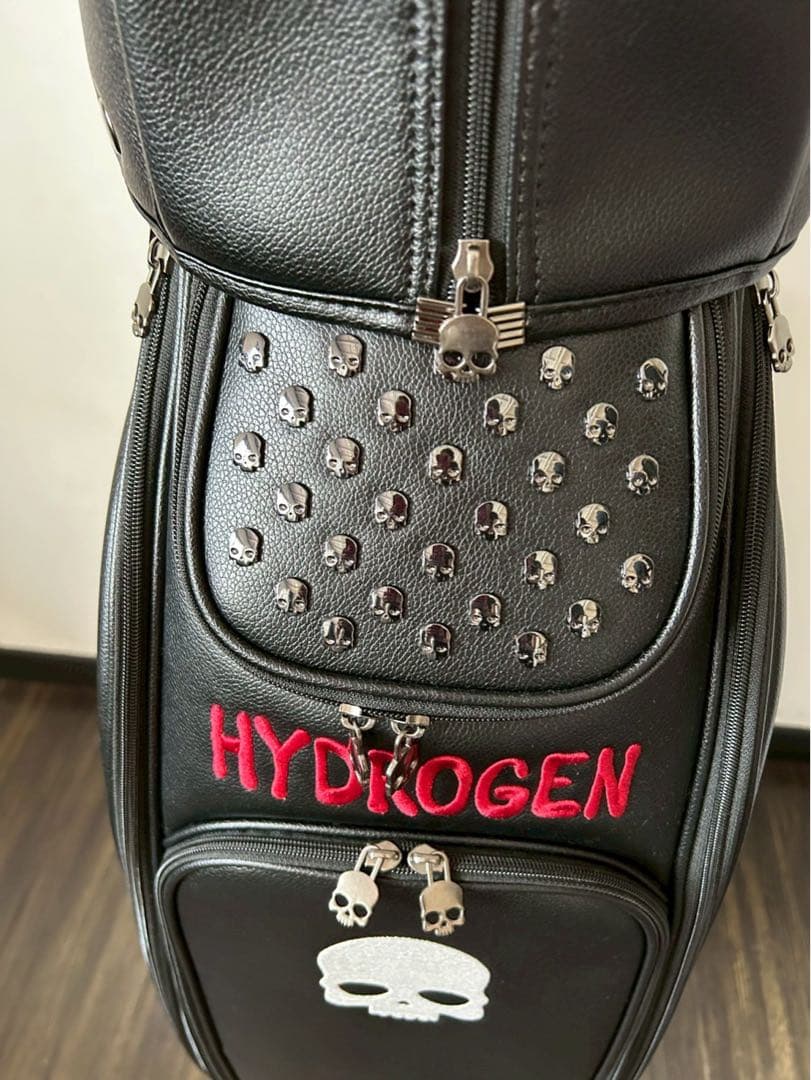 HYDROGEN スカルデザイン キャディバッグ
