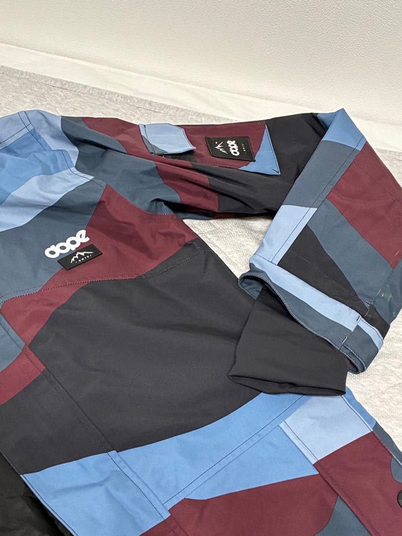 スノーボードウエア  ドープ スキーウエア 迷彩 紺色