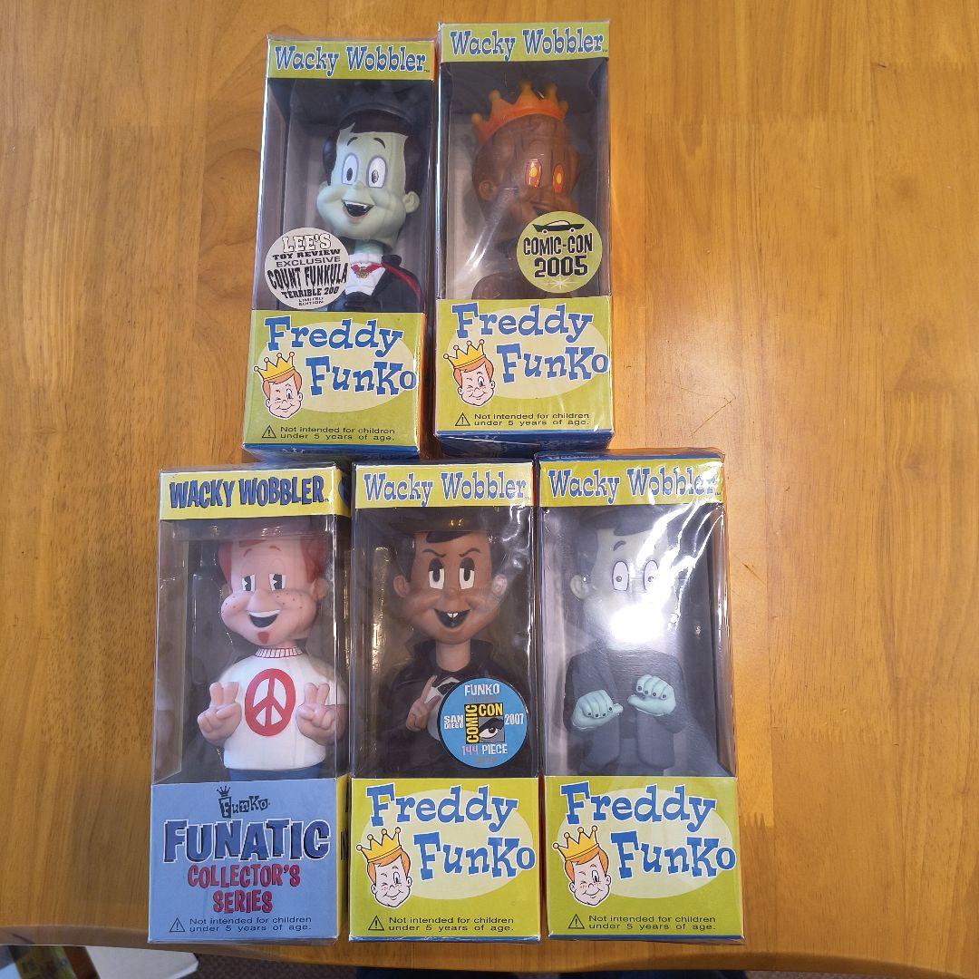 Freddy Funko Wacky Wobbler 5体セット　首振り人形