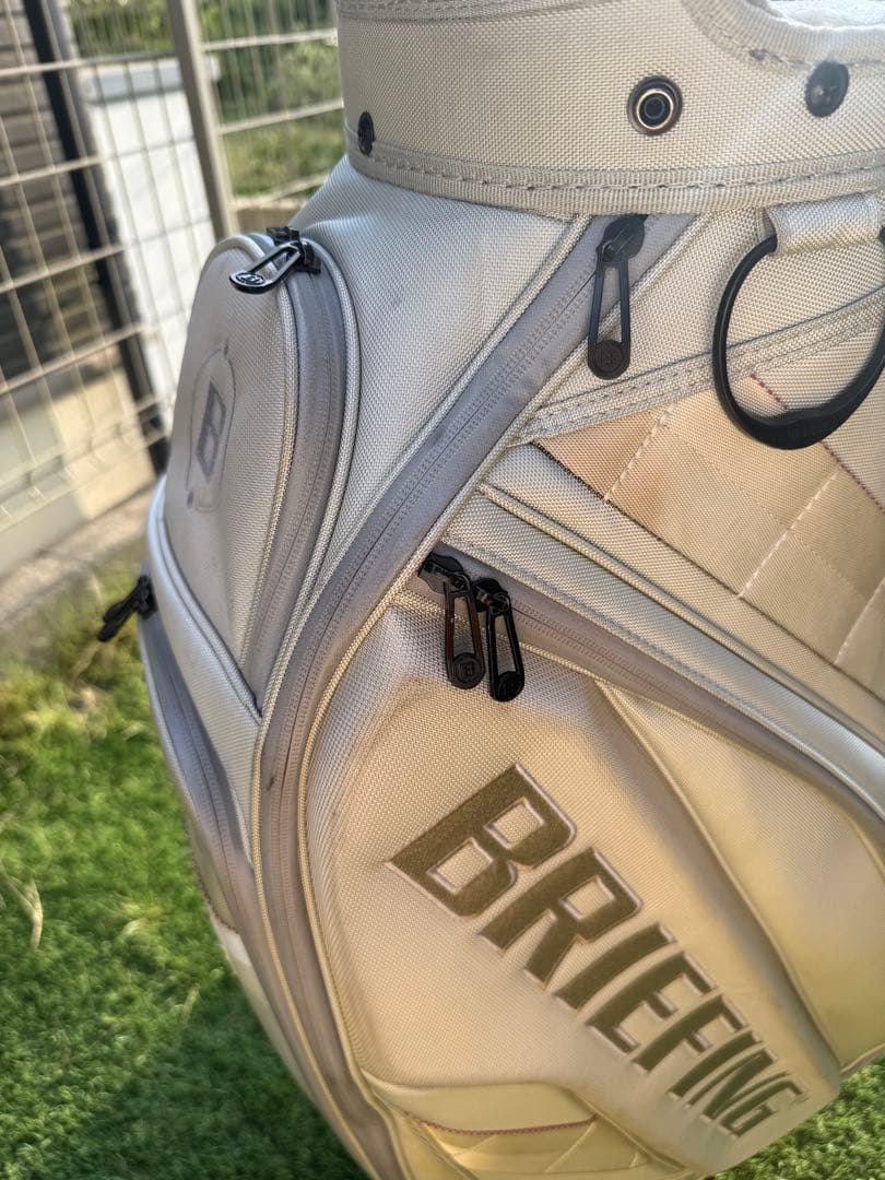 BRIEFING キャディバッグ ホワイト