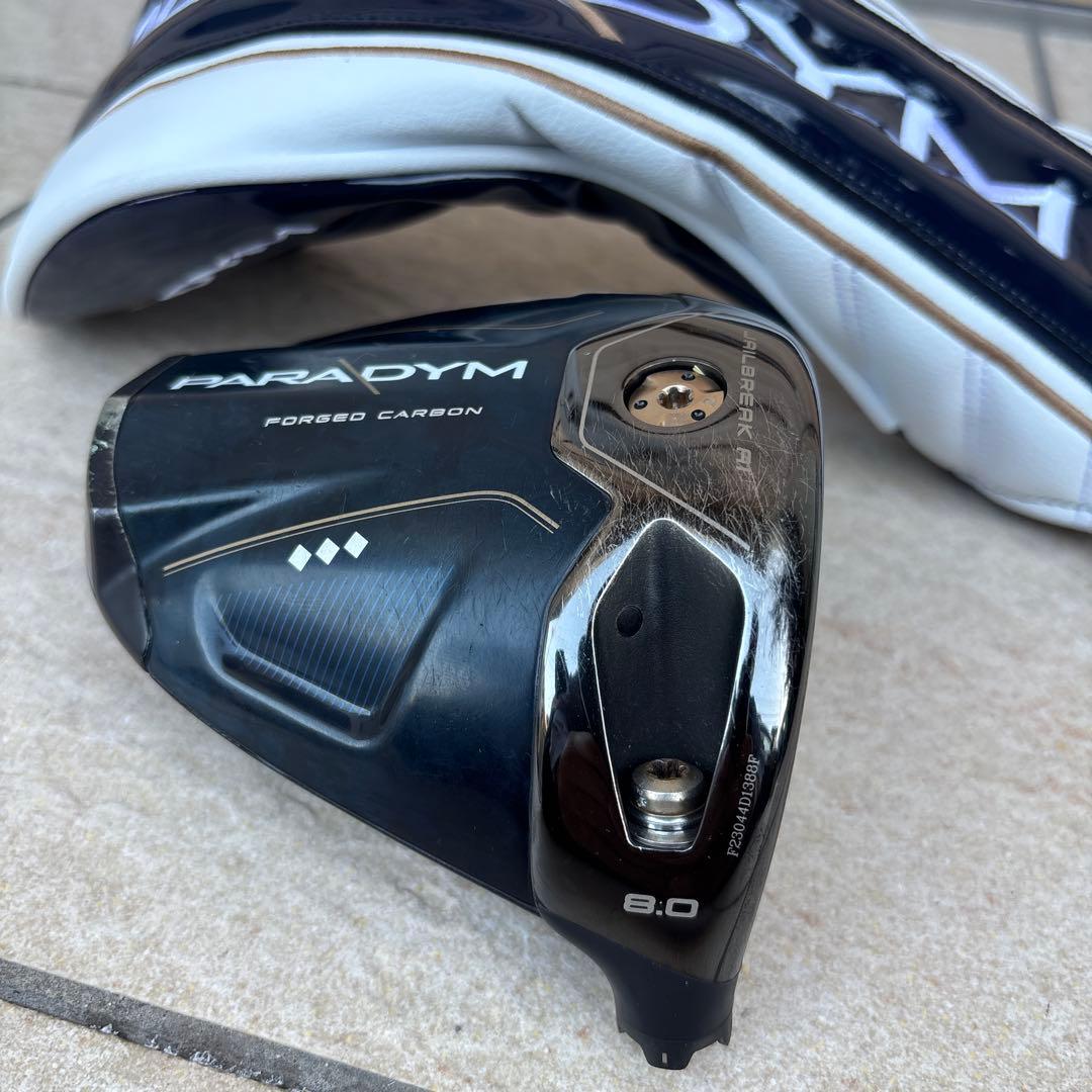 希少ロフト8°キャロウェイパラダイムトリプルダイヤモンドドライバー　ヘッドのみ