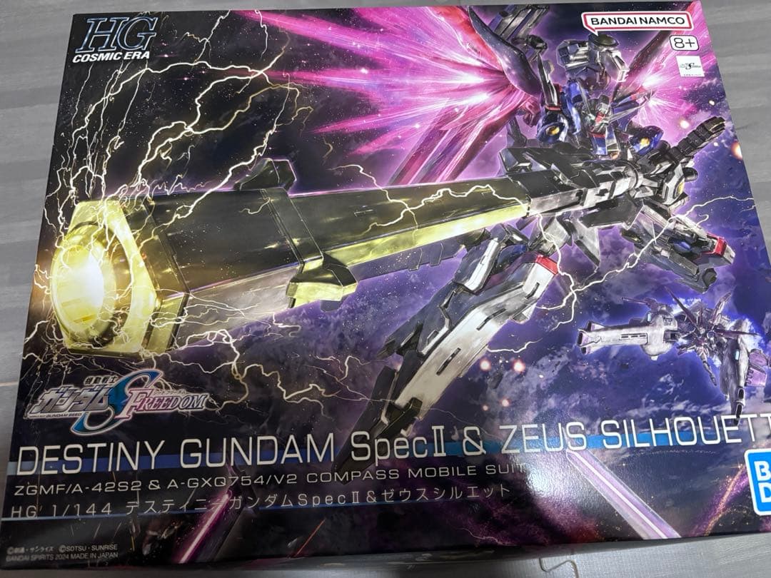 HGデスティニー&ゼウスシルエット(ゼウスシルエット単品)