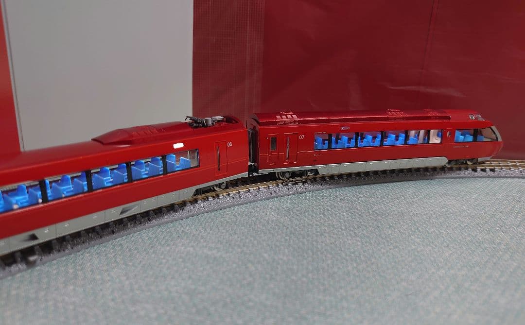 小田急 70000形 GSE 7両 TOMIX室内灯入 側面幕同梱