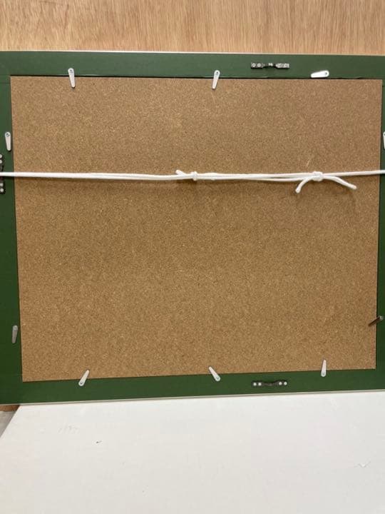 摩耶レイ 水彩画 (帽子の女) 直筆サイン有り