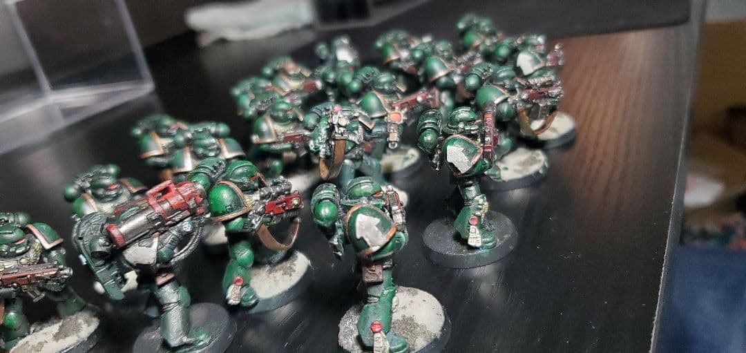 ウォーハンマー40k スペースマリーン戦術部隊。ミニチュア20体