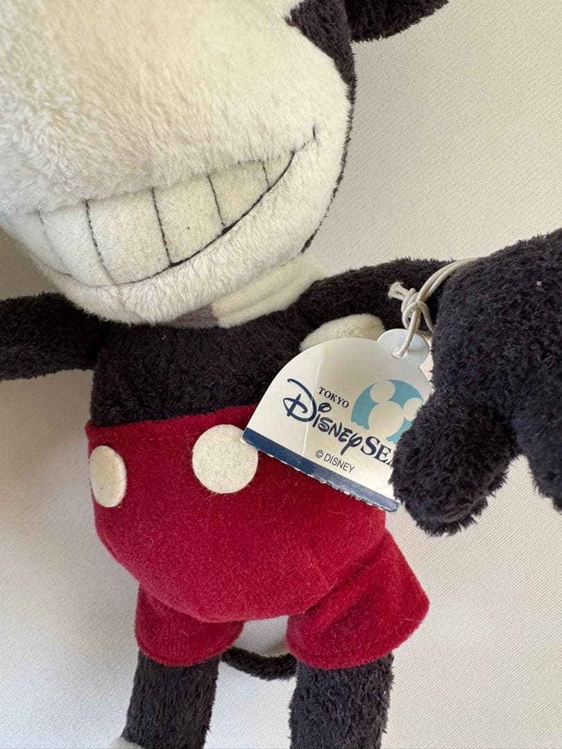 最終値下レアTDS プレーンクレイジー ミッキー スタンディングドールぬいぐるみ