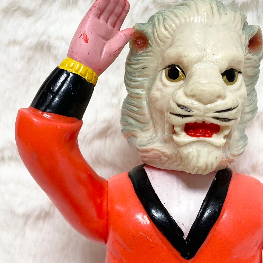 無版権 怪傑ライオン丸 ソフビ フィギュア 当時物 パチソフビ