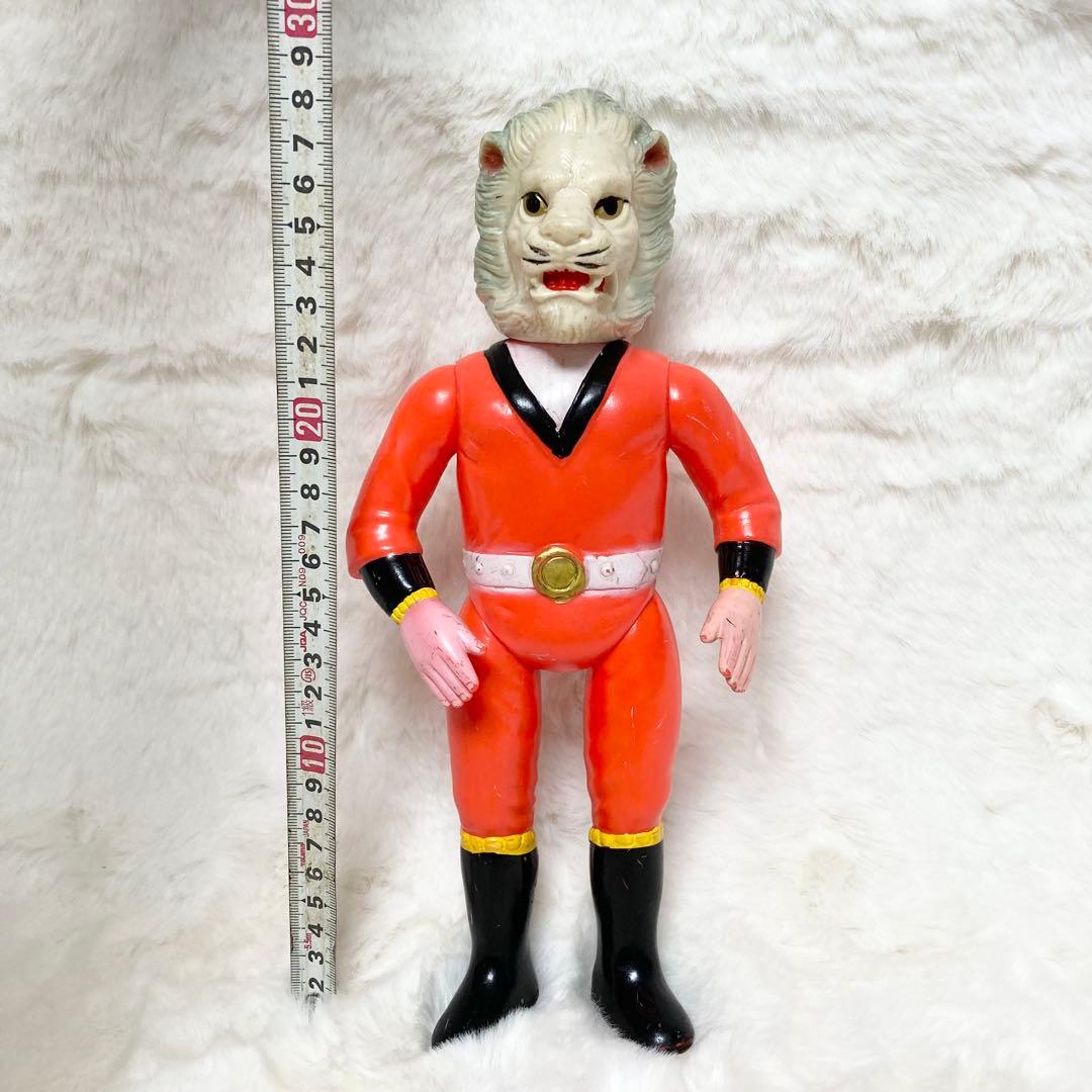 無版権 怪傑ライオン丸 ソフビ フィギュア 当時物 パチソフビ