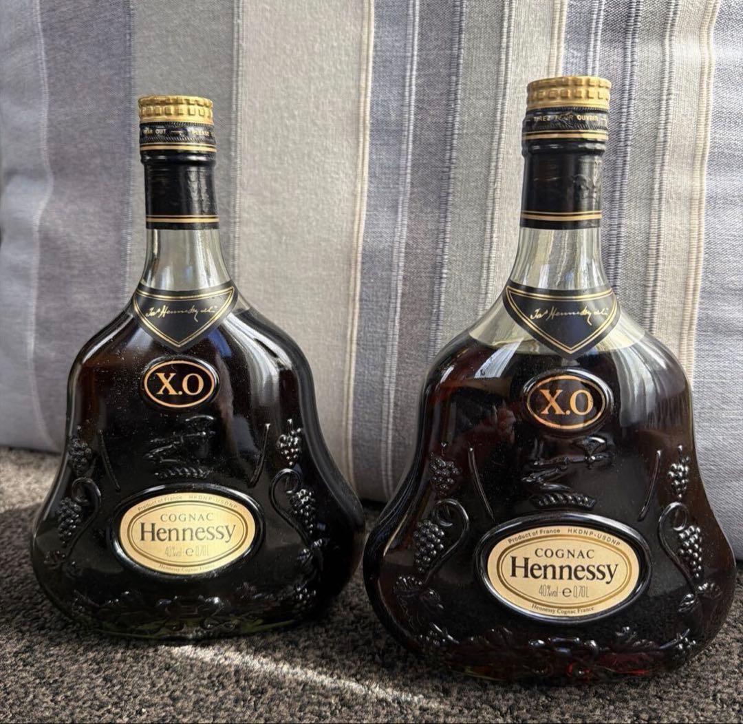 Hennessy XO コニャック 2本セット　箱無し　状態綺麗