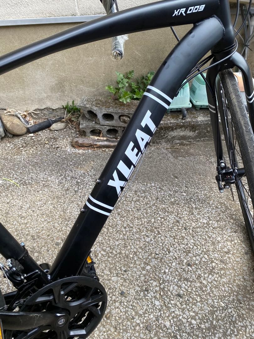 XLEAX クロスバイク ブラック