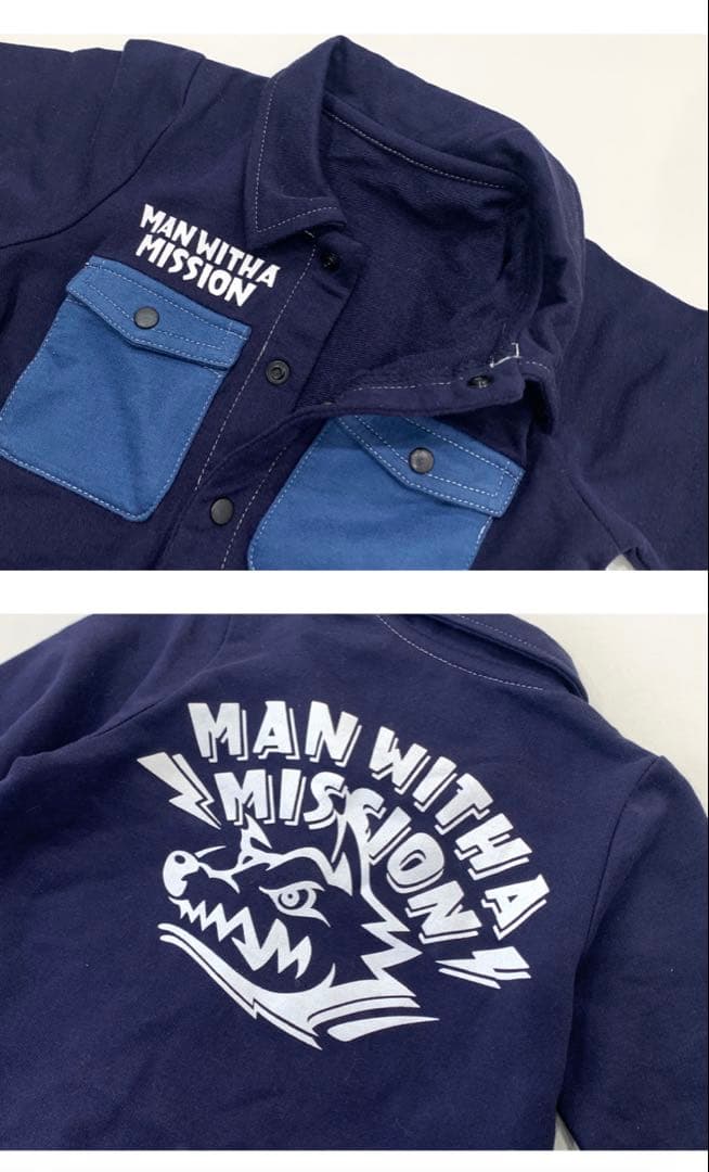 【レア】MAN WITH A MISSION ベビー戦闘服 ロンパース　80