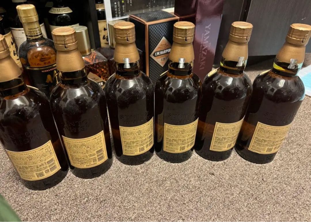 『サントリー山崎12年 シングルモルト ウイスキー 43度700ml6本セット』