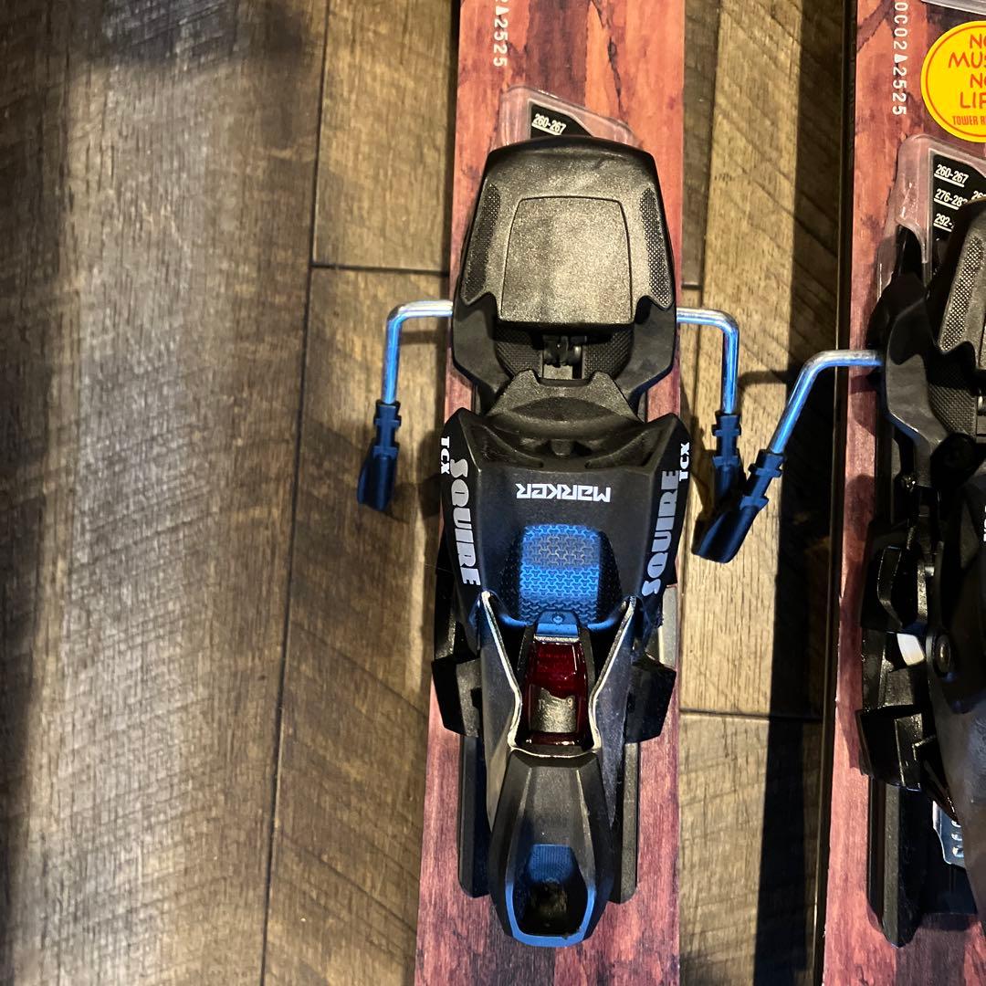 BLUEMORISU約145センチスキー板&マーカービィンディング