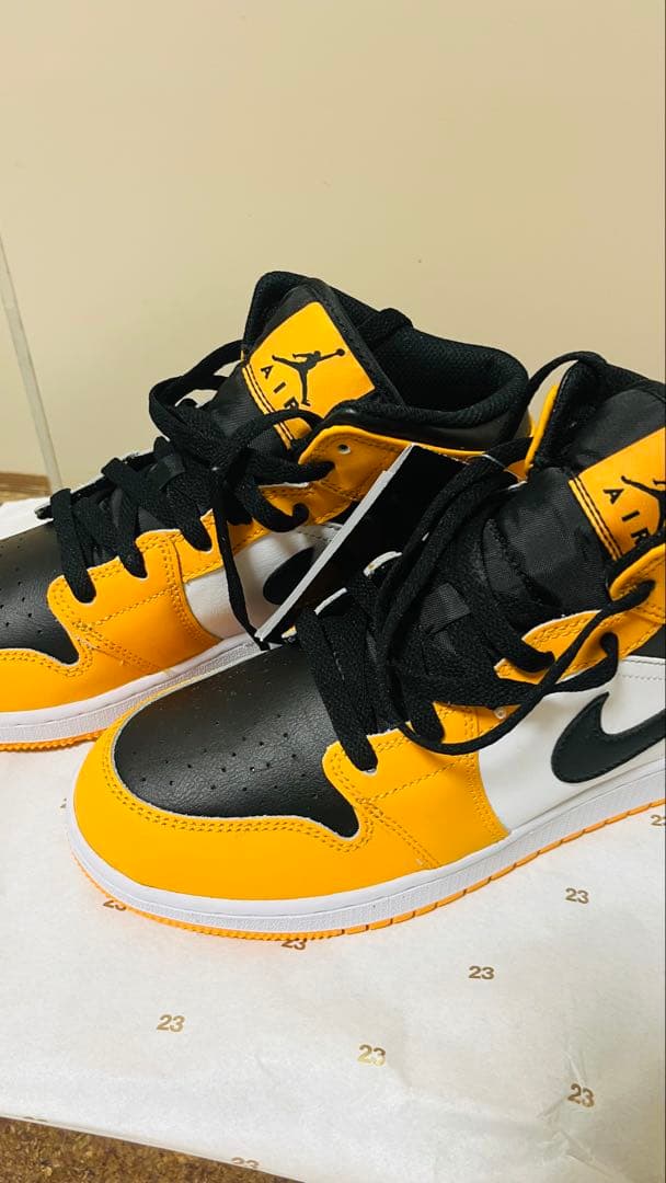 シューズ(女性用) nike airjordan1 mid(gs) taxi