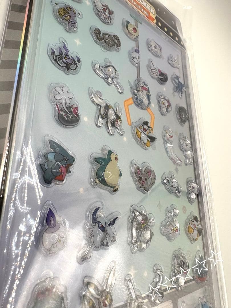 韓国限定　ポケモン バブルステッカー 8枚セット　メタモンシークレットマンション