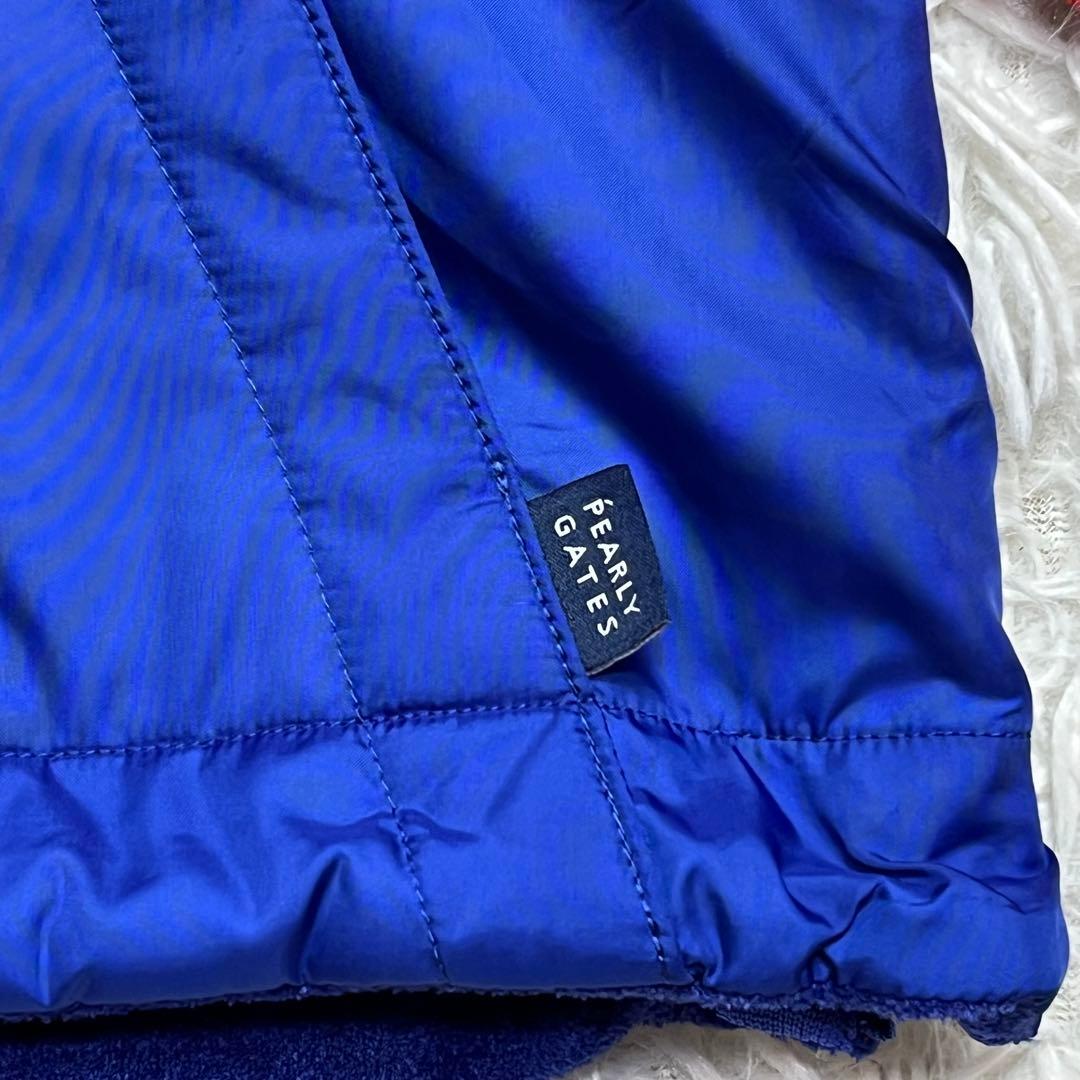 美品✨パーリーゲイツ フリース ナイロンパーカー M ハーフジップ バイカラー