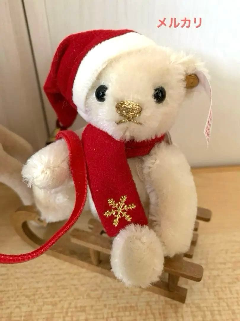 シュタイフ　クリスマススレイ（ソリ）セット
