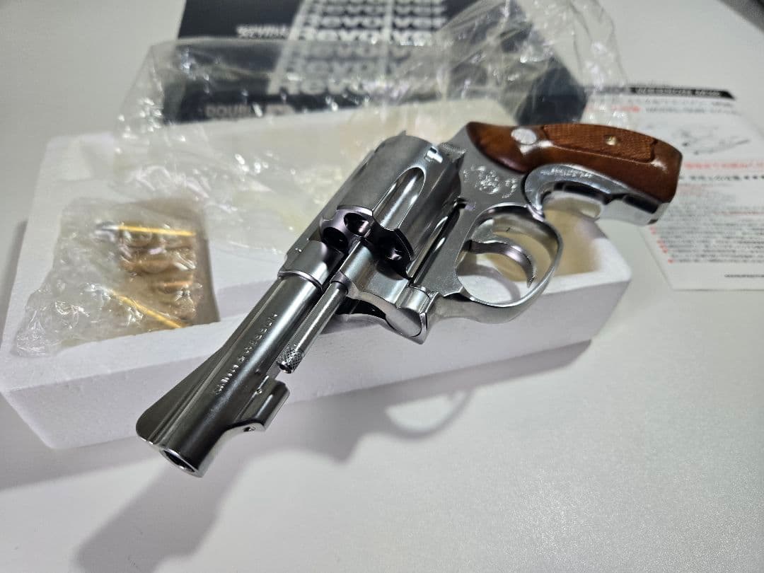 モデルガン S&W M60 .38スペシャル ３インチ ステンレスVer.2