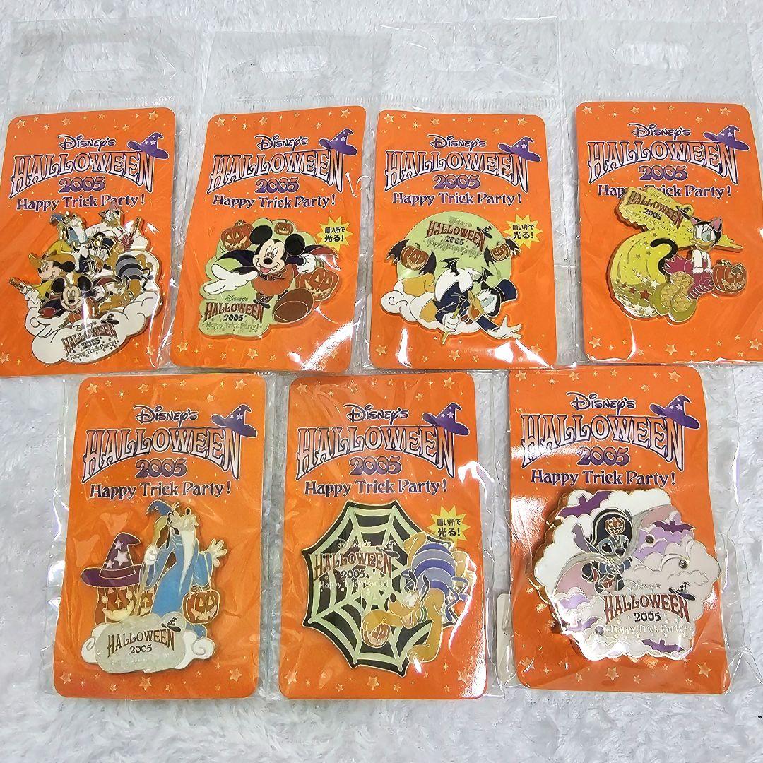 DisneyStore Halloween 2005 限定ピンバッジ まとめ売り