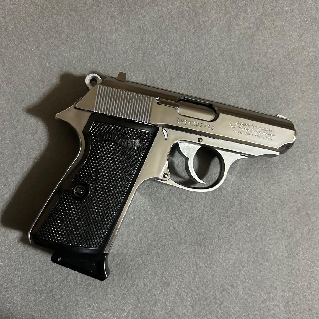 マルゼン　ワルサーPPK/S シルバー　美品