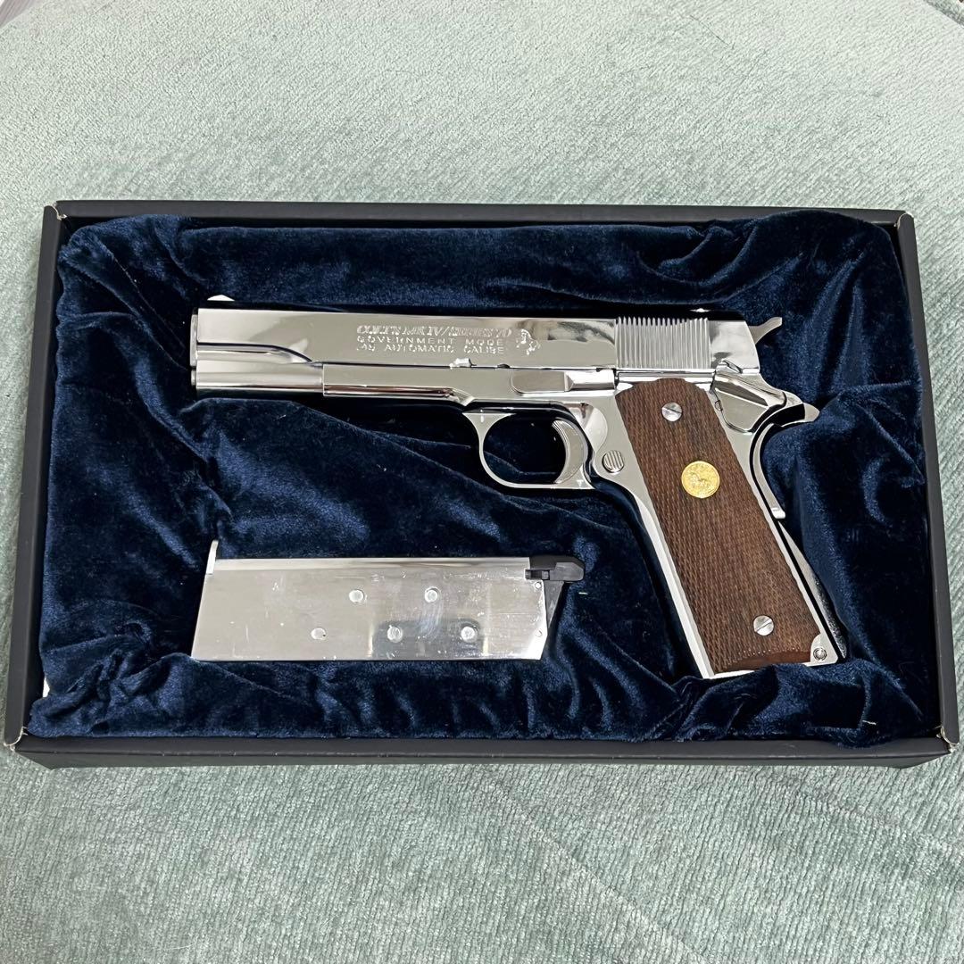 東京マルイ コルトガバメント シリーズ70ニッケルフィニッシュ