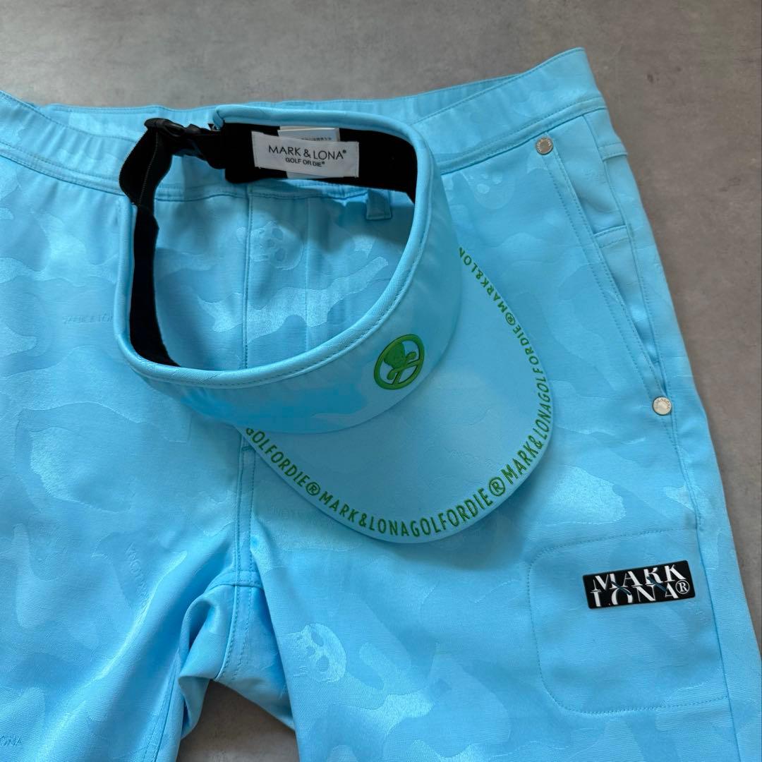 美品 ★ MARK&LONA ショートパンツ バイザー ショーツ マーク&ロナ