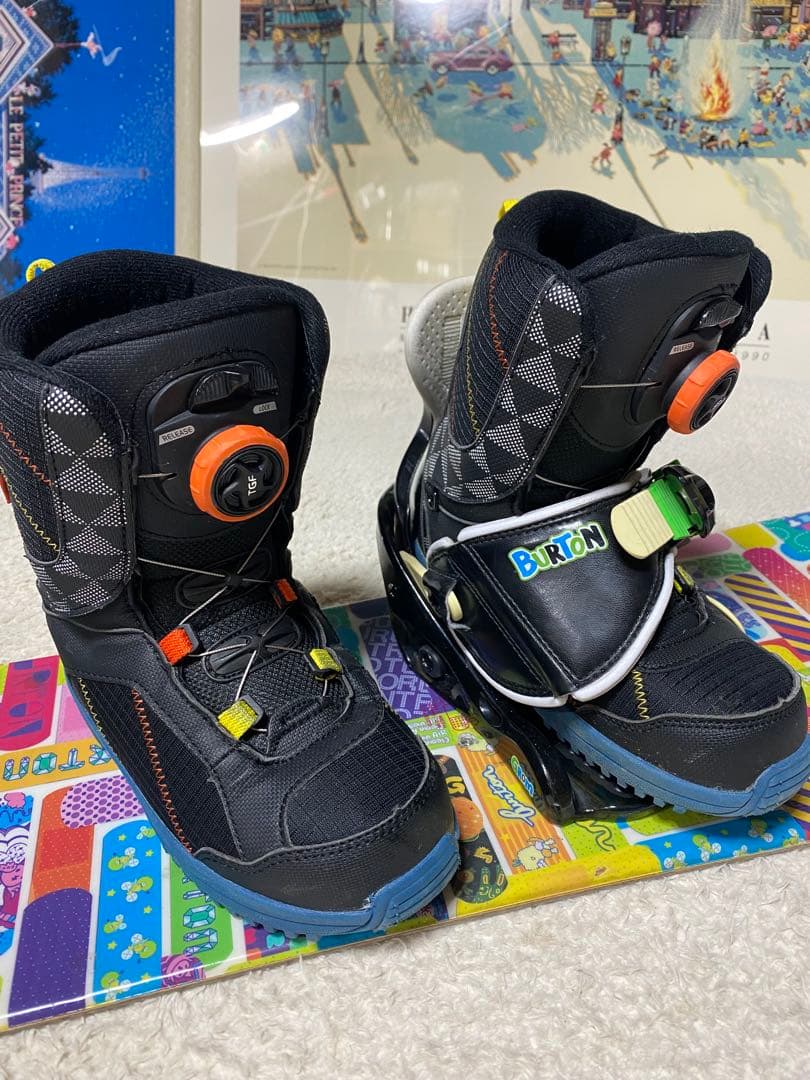 BURTON Chicklet スノーボード115cm バインセット中古