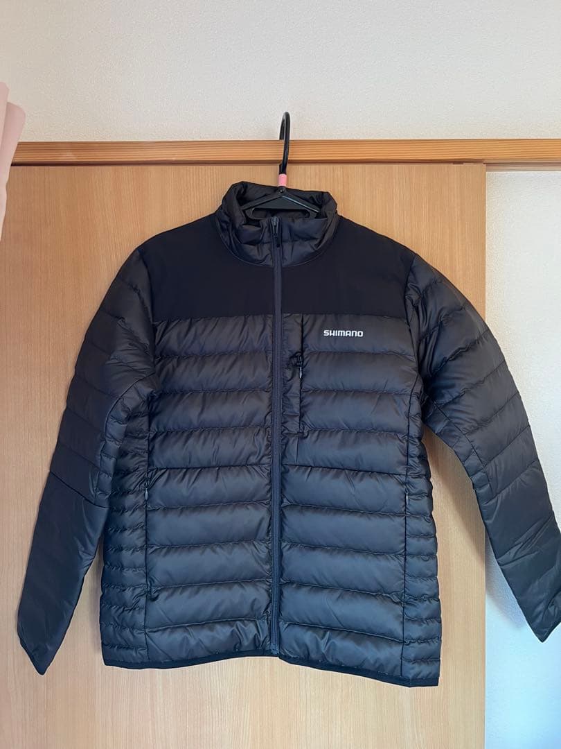 SHIMANO ダウンジャケット 　ブラック　Mサイズ （しんです）