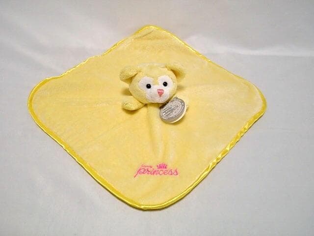 ◆WDW◆イエロー　ダッフィー　タオル　ぬいぐるみ　ガラガラ◆ディズニーベア◆