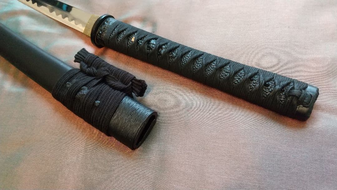 【互の目刃紋】模造刀 舞踊 模擬刀 拵え 喰出し鍔 刀剣 日本刀 刀