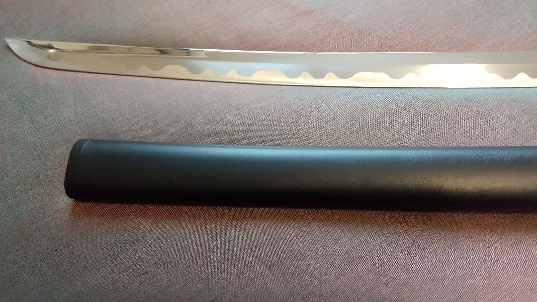 【互の目刃紋】模造刀 舞踊 模擬刀 拵え 喰出し鍔 刀剣 日本刀 刀