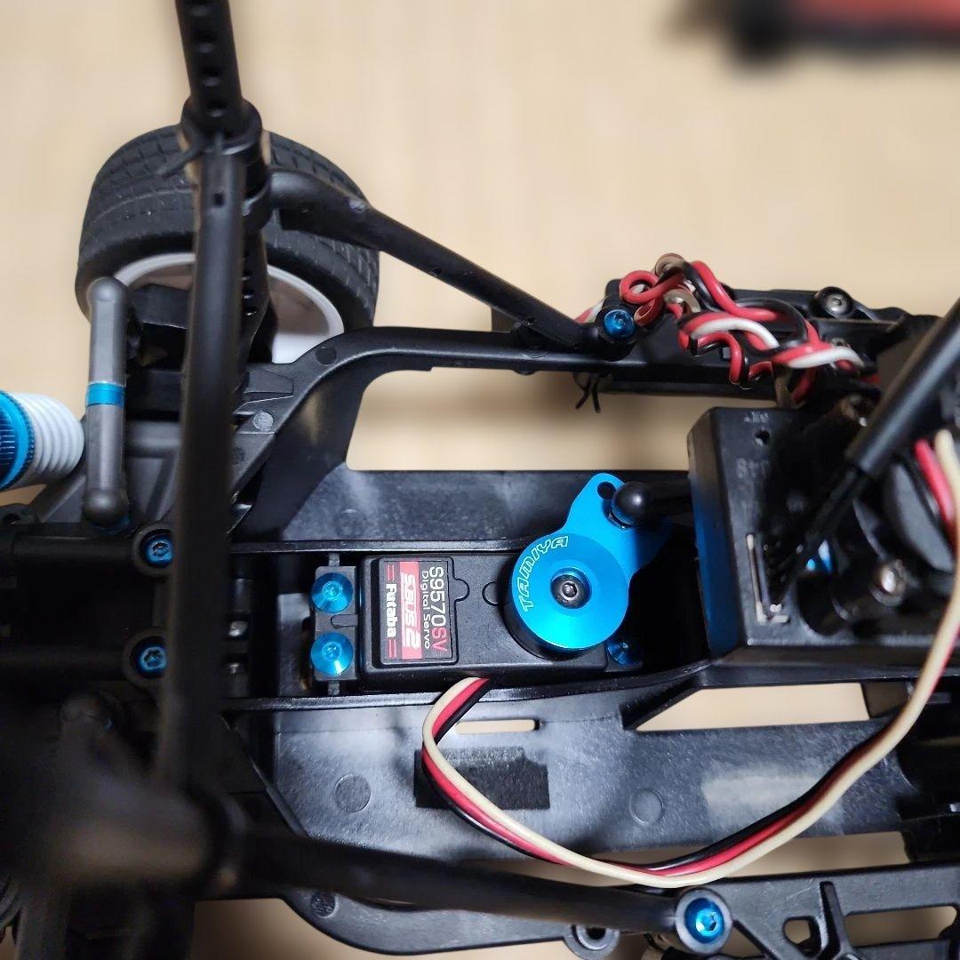 タミヤ　M07 S寸ミニクーパー(ボディはオマケ)　17.5T 04SRメカ付き