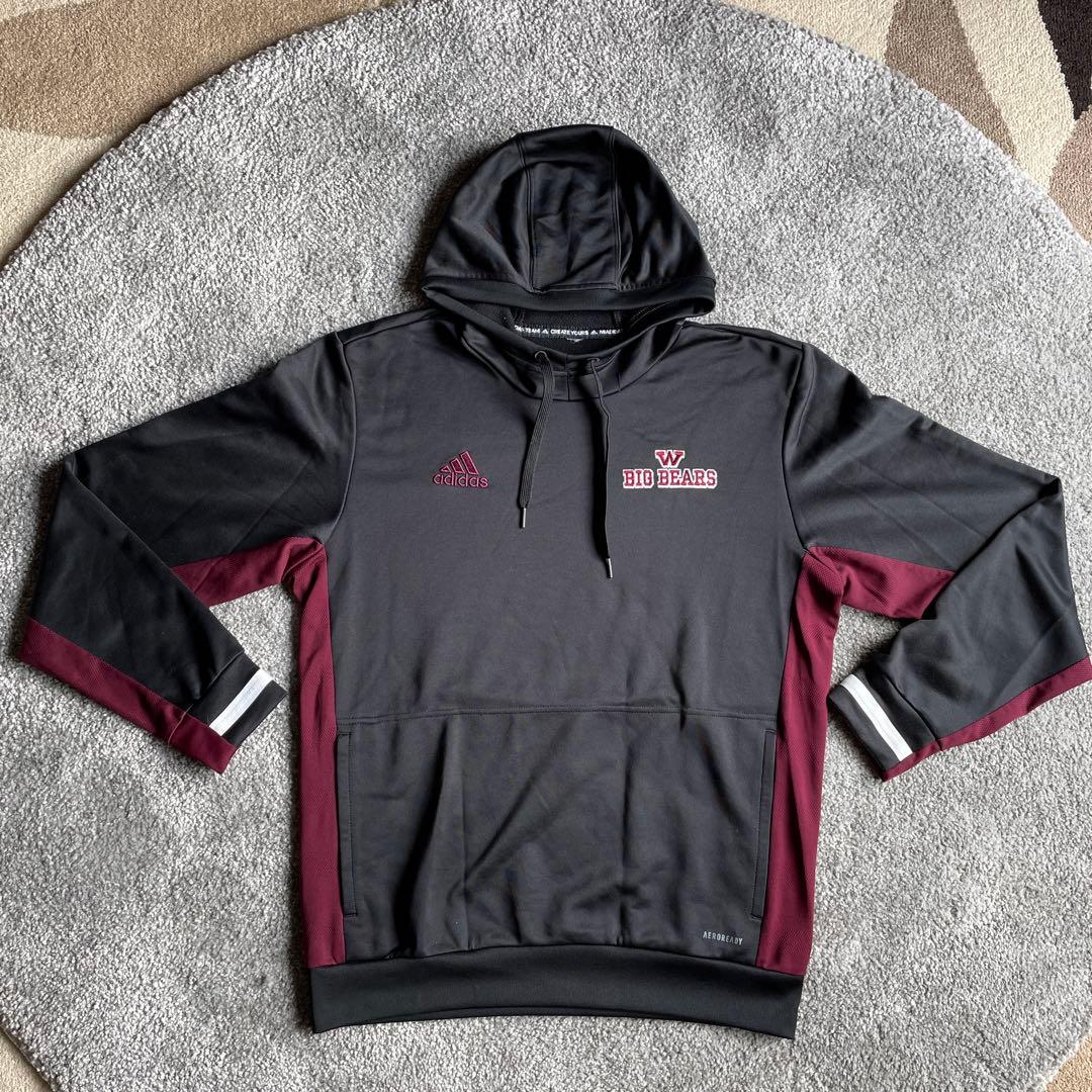 adidas × 早稲田ビッグベアーズ 早稲田大学米式蹴球部パーカー Lサイズ