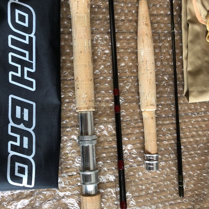 『匿名配送』フライフィッシングフライロッド9ft.#9&8ft5㌅(2ピース)