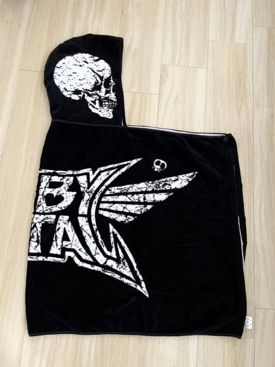 BABYL  フードタオル　初期型　スカル　初代クラッシュロゴ
