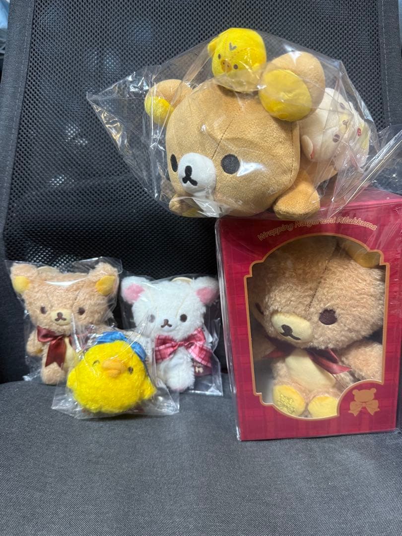 ぬいぬい リラックマロフト限定　ぶら下げぬいぐるみ　5点セット