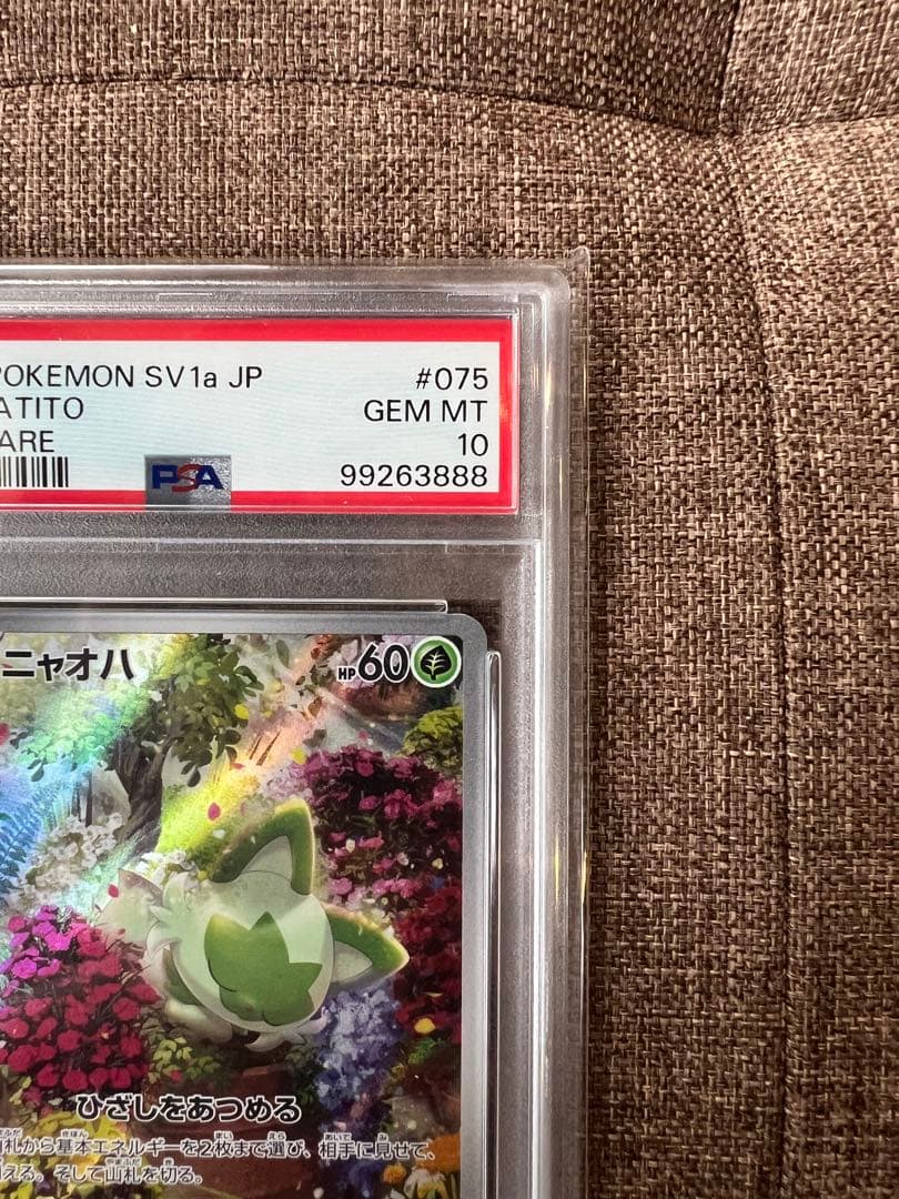 【PSA】ニャオハ ar トレプレットビート ゾロ目 末尾888