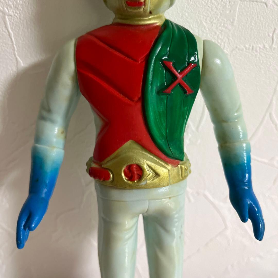 ⚠️激レア・当時物　スタンダード　仮面ライダーエックス　パチ　ソフビ　昭和レトロ