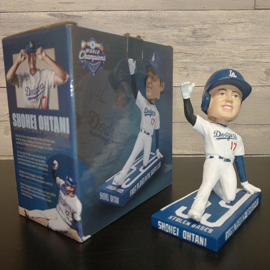 MLBボブルヘッド、大谷翔平50-50、ドジャースSGA、2体セット