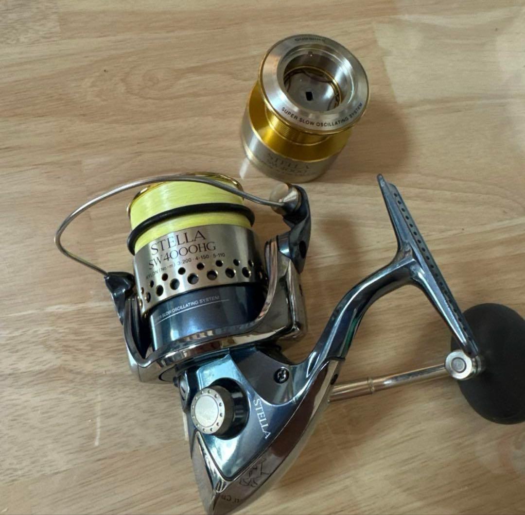 STELLA SW 4000HG と SUPER AERO TITANIUM