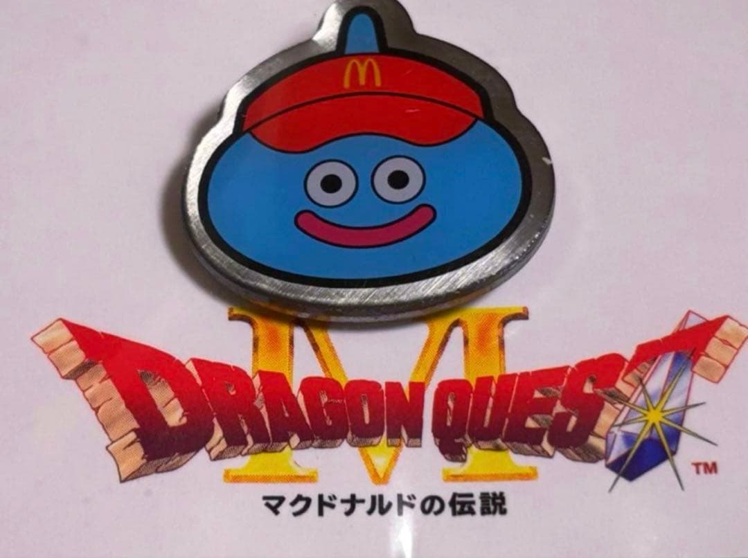 ドラクエ×マクドナルド コラボ スライム ピンバッジ