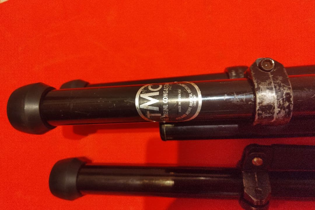 【マイネル】TMC 折りたたみ式コンガスタンド 黒（ジャンベにも使用可能）