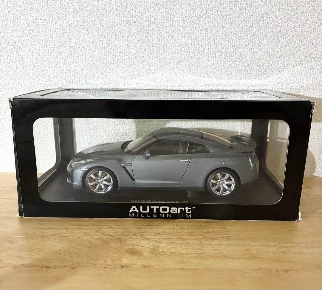 希少 1/18 日産 GT-R ダークメタルグレー オートアート ミレニアム
