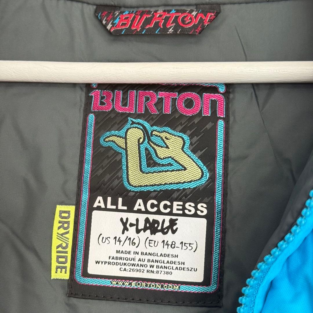 【バートン】キッズ160 スノーボードウェア　セットアップ