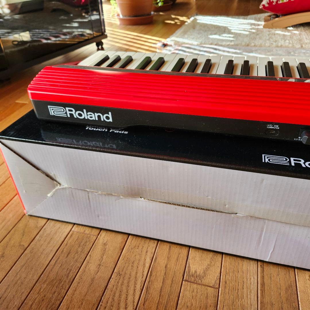 【美品】Roland GO:KEYS 61鍵 赤 レッド