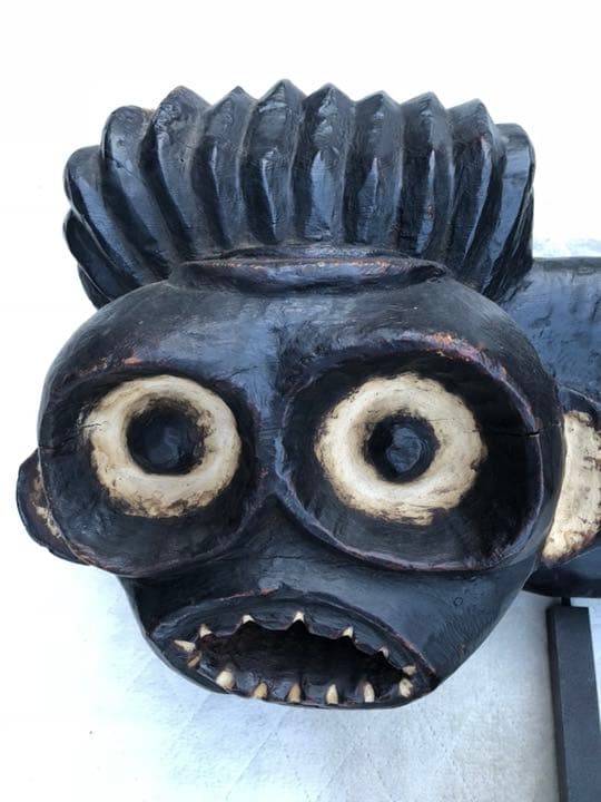 アフリカ カメルーン バミレケ族仮面