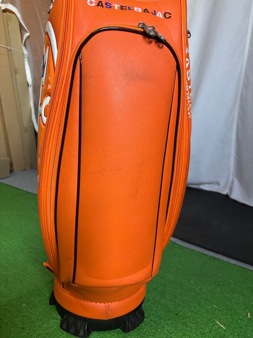 CASTELBAJAC オレンジ キャディバッグ