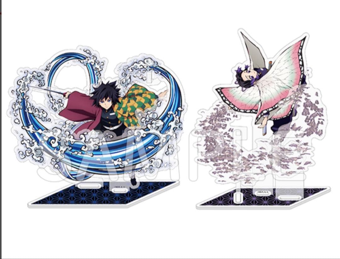 ポップアップアクリルマスコットセット ＜義勇＆しのぶ＞、＜煉獄＆炭治郎＞