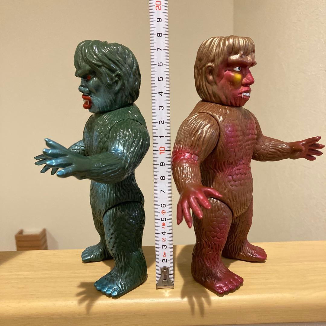 マルサン製　サンダ・ガイラ　怪獣フィギュアセット