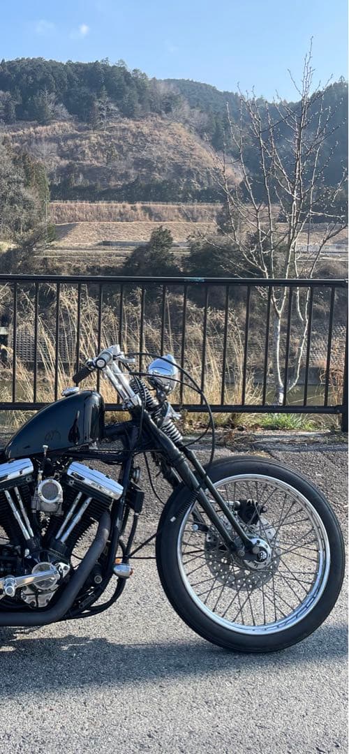 ハーレー　ハンドル　ワンオフハンドル